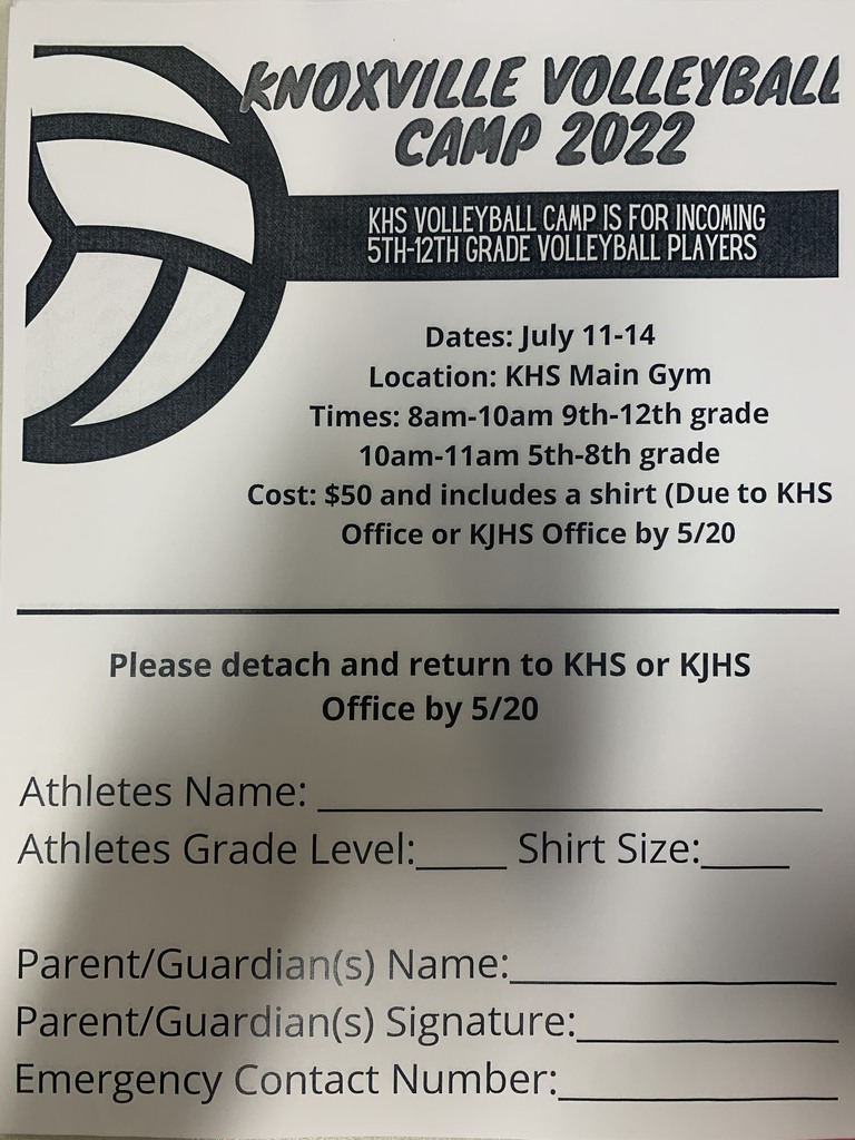 Volleyball Camp form